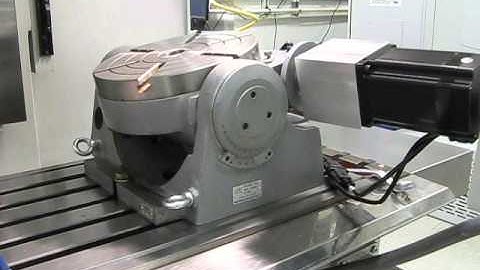 Rotary tilt table five 5 axis cnc 10" 250 mm mill Mach 3