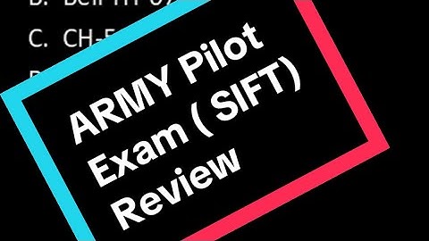Army Aviation officer Test ( SIFT) Questions Review #siftexam#SIFTprep