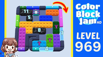 Color Block Jam Level 969 Solution Walkthrough