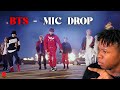 American rapper reacts to bts  mic drop steve aoki remix official mv  reaction
