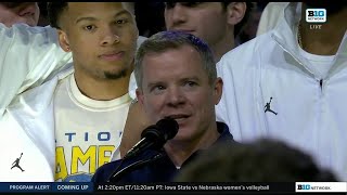 Michigan Championship Celebration: Team speaks at Crisler Center