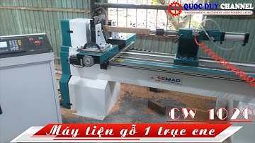 CW 1020 Máy tiện gỗ tự động cnc - Máy tiện cnc 1m | Quốc Duy