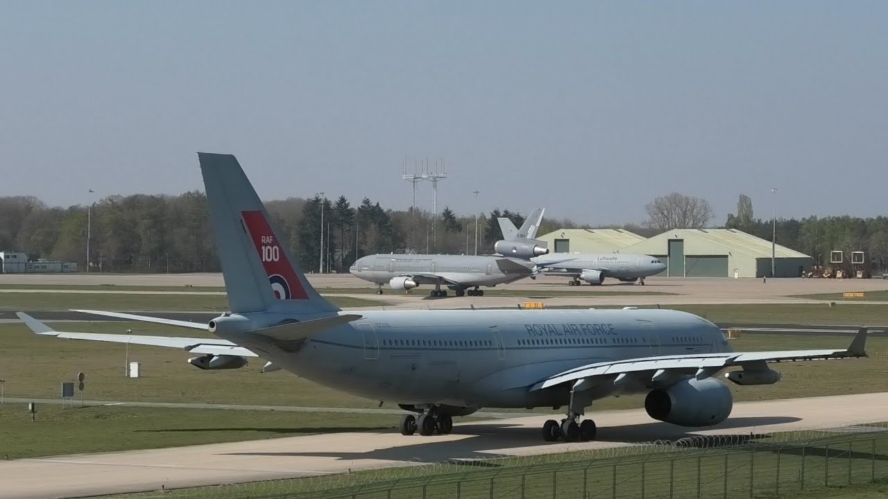Air Tankers! KDC10, A330MRTT, A310MRTT, C135FR | Eindhoven Airport