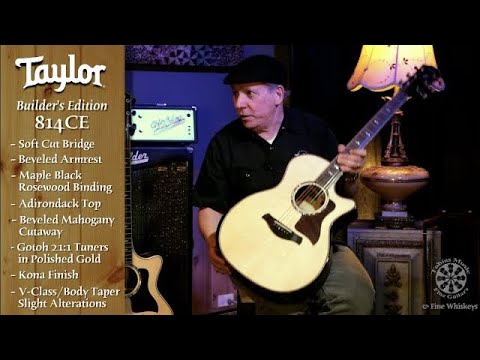 Taylor Builder's Edition 814ce V Class - YouTube