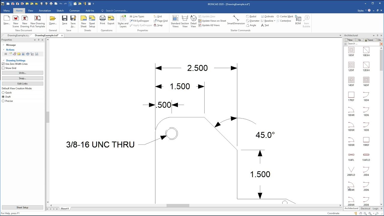 Automatic Dimension Snap Offset Spacing - CAD Design 2020 - YouTube