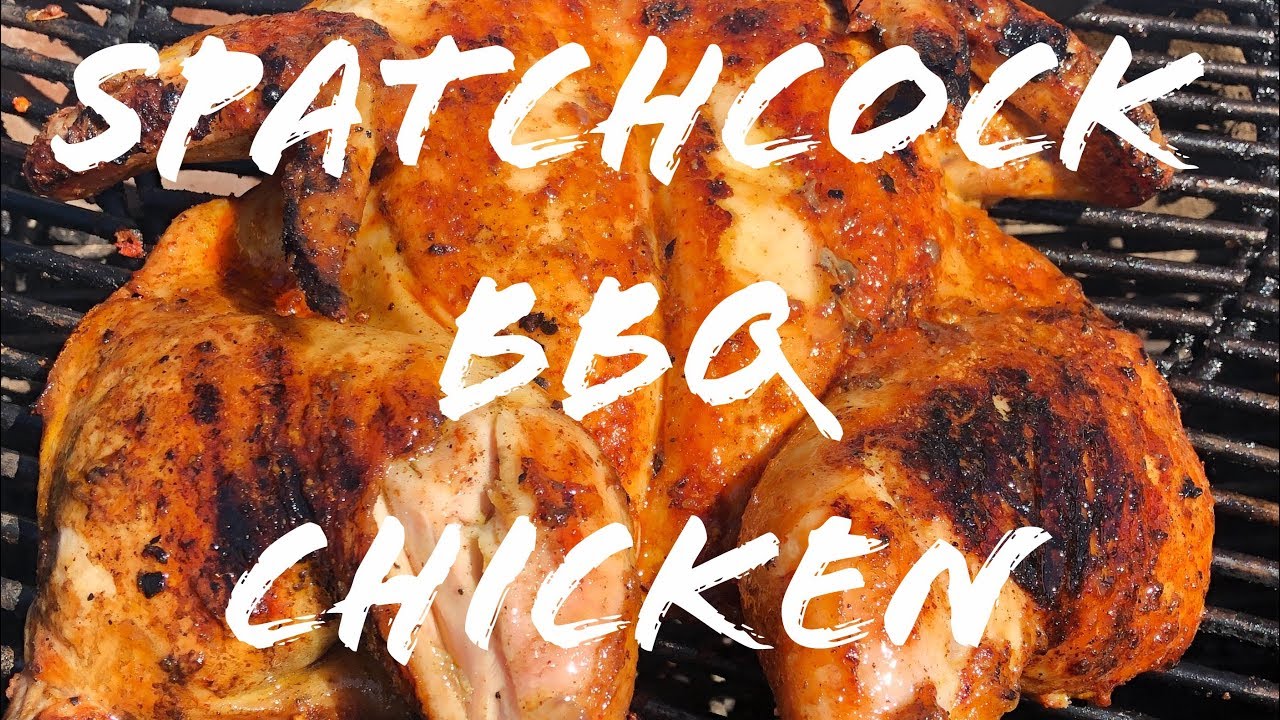 Spatchcock BBQ Chicken on the Weber Kettle - YouTube