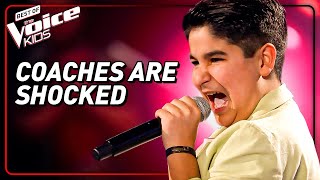 daryan shocks the coaches on the voice kids