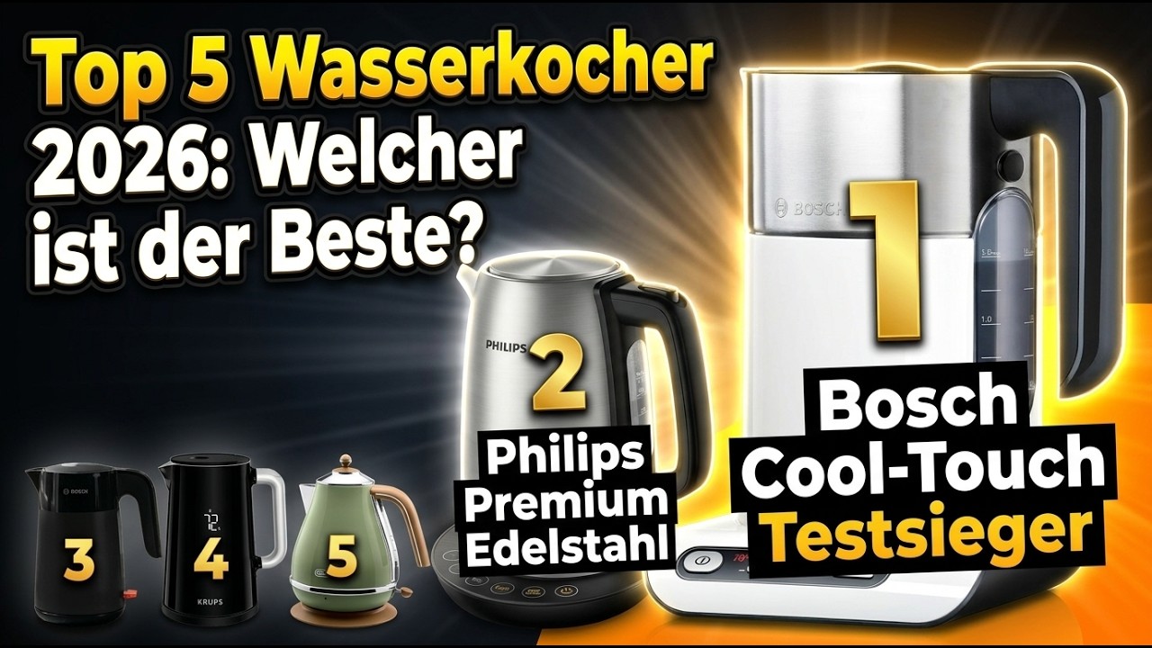 Bester Wasserkocher im Test 2026