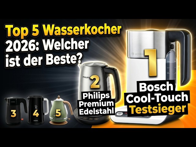 Bester Wasserkocher im Test 2026