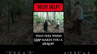 Alliance LARPers being heroic