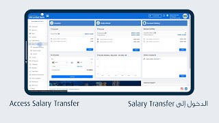Salary Transfers with B2B Portal. تحويل الرواتب مع بوابة B2B.
