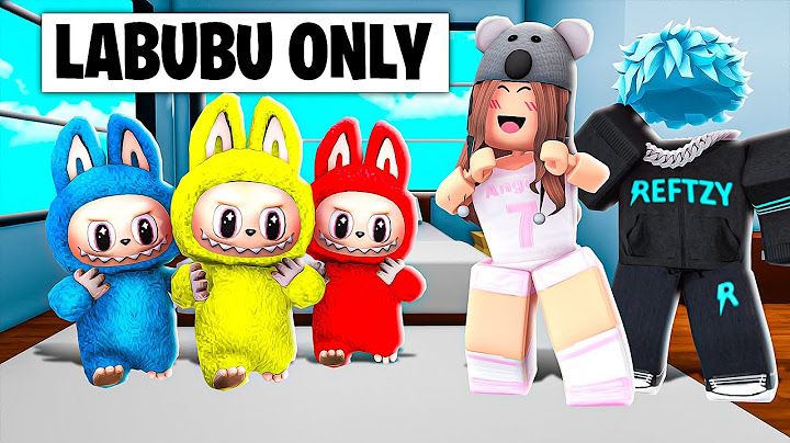 We Entered a LABUBU ONLY SLEEPOVER Party..(Brookhaven)