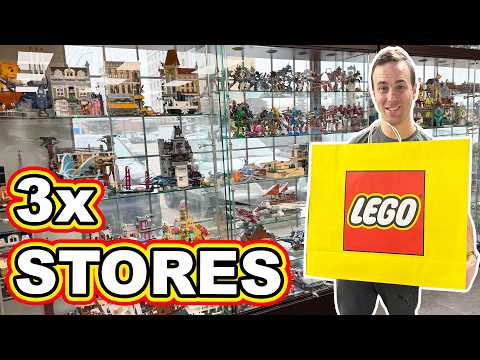 3x Lego Stores & Selling A Big Lot Of Minifigures!