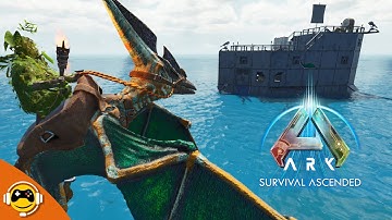 NEW Boat BUILD  - ARK: Survival Ascended 🔥 Taming Spree  #ark #arksurvival #survival