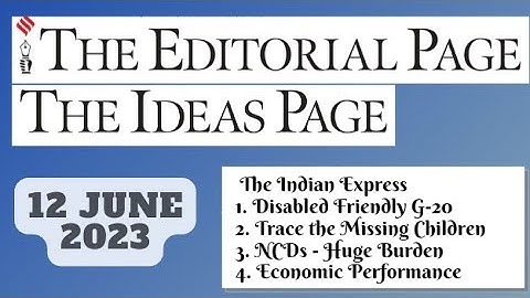 12th June 2023 | Gargi Classes The Editorials & Idea Analysis | By R.K. Lata