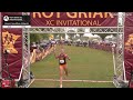 Isabelle Schmitz Wins 2026 Roy Griak Invitational