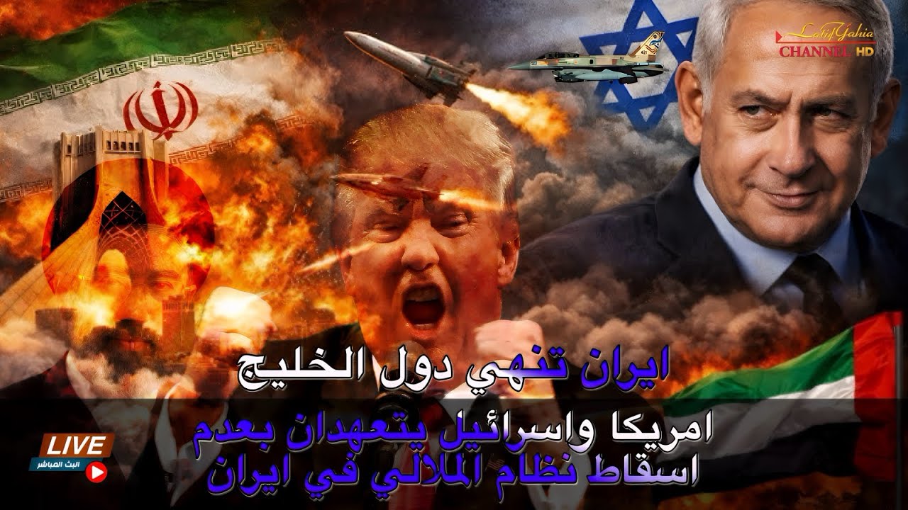 ايران تنهك دول الخليج وأمريكا مع اسرائيل لايرغبون باسقاط نظام الملالي في ايران