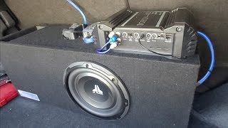 Jl 8w1v3 got some bass.. Jl Audio 8w1v3 4