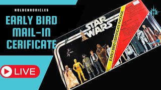 Vintage Star Wars Mail-Away Certificate For Early Bird Set