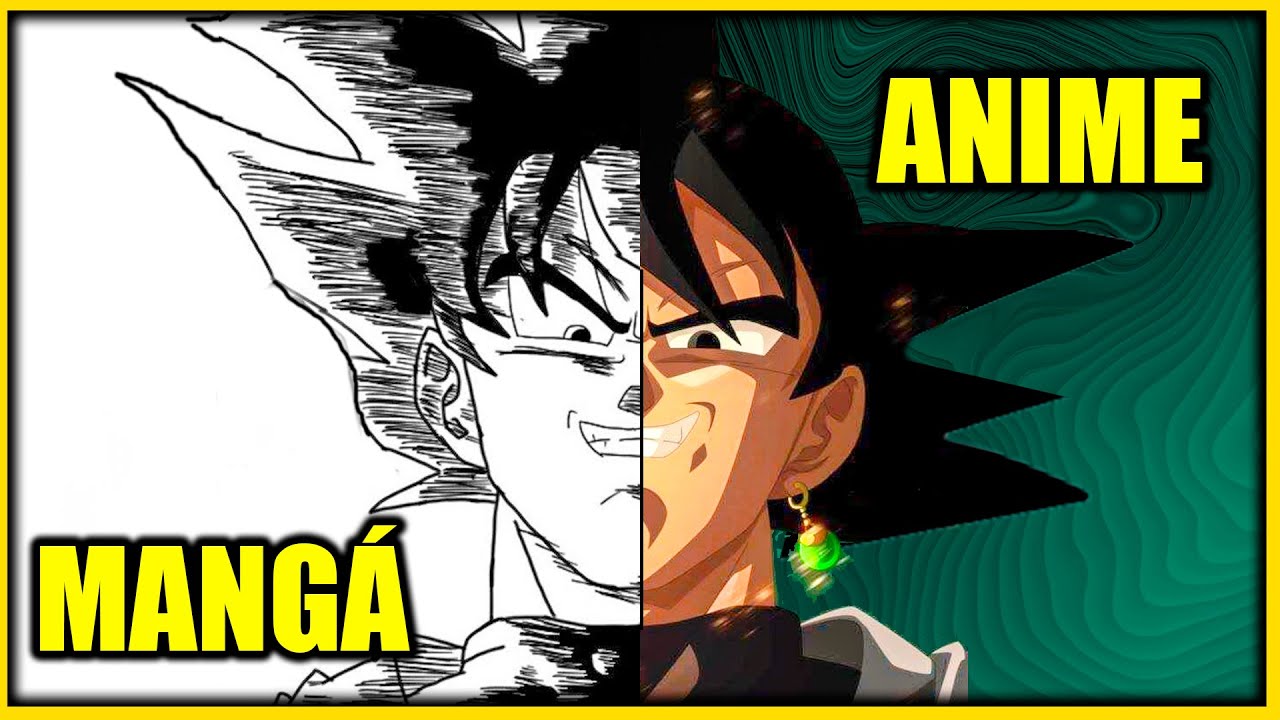 GOKU BLACK SAGA, DIFERENÇAS MANGÁ E ANIME