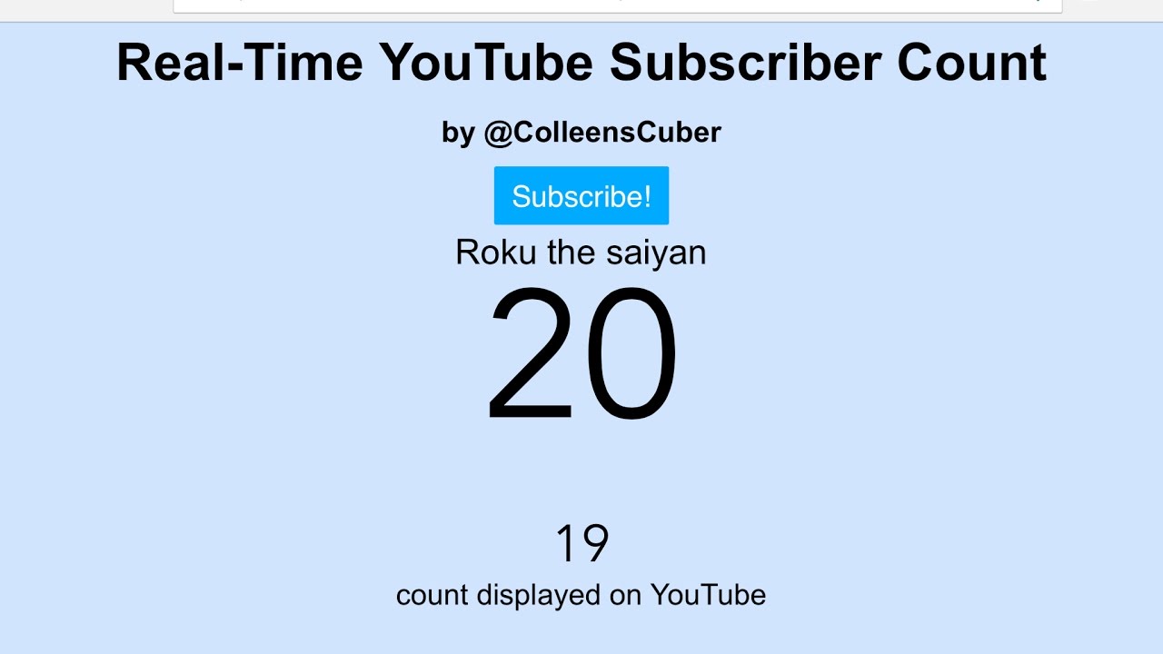 I'm all most at my 20 subscribe mark update - YouTube