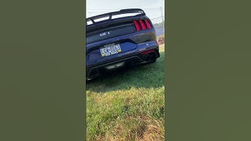 2020 mustang gt Corsa double X pipe with stock active exhaust.