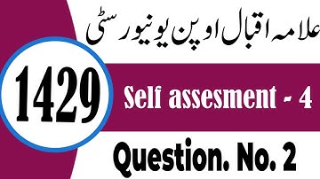 Business mathematics | 1429/5405 | Self assesment | Chapter 4 | Question no 2