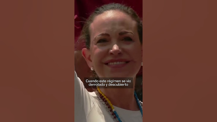 La líder opositora María Corina Machado reaparece en la marcha convocada en la capital de Venezuela