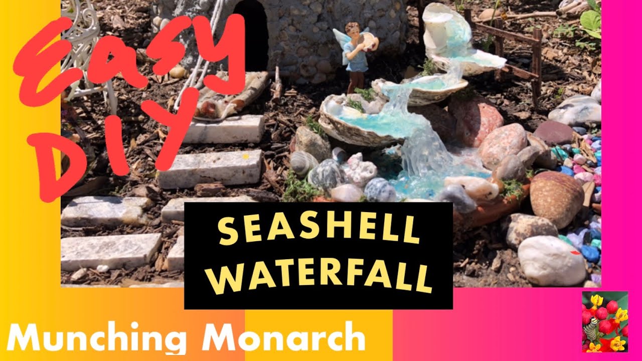 How to Create a Seashell Waterfall for Your Home, Tabletop or Fairy ...