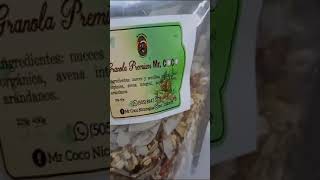 Granola con aceite de coco. #Fitness #productosSaludables