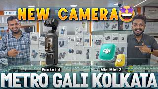 Dji Osmo Pocket 4 🤩 Dji Mic Mini 2 Price Kolkata | Metro Gali Camera Market | Insta 360 Warranty