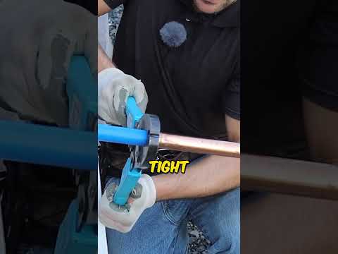 How To Crimp PEX! #shorts #plumbing #diy