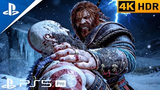 THOR Vs Kratos Boss Fight – God of War 5 Ragnarok | Realistic Graphics Gameplay (4K 60FPS) PS5 PRO