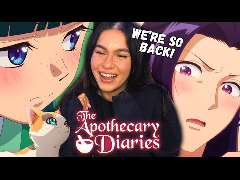 JINSHI AND MAOMAO ARE BACK!│The Apothecary Diaries Season 2 Episode 1 Reaction│薬屋のひとりごと 第2期
