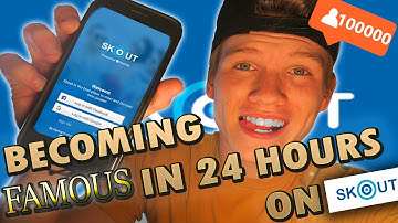 Becoming Famous in 24 Hours on Skout ?!?!?! LIVE STREAMING APP Skout App I got famous in 24 hours ?