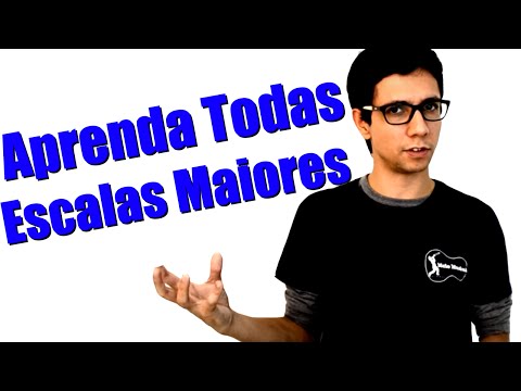 Super dica para você aprender todas as escalas maiores mais comuns em música - Meio Musical