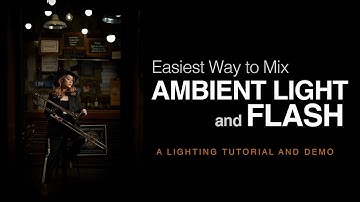 EASIEST Way to Mix AMBIENT Light and FLASH (HSS)  Lighting Tutorial and Demo using the MagMod MagBox