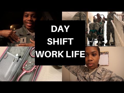 Air Force Nurse| Day Shift Work Life