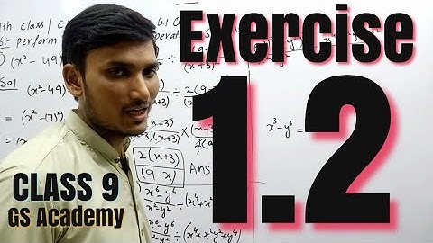 Exercise 1.2, Class 9 Maths, Chapter 1, Matrices and Determinants, GS Academy