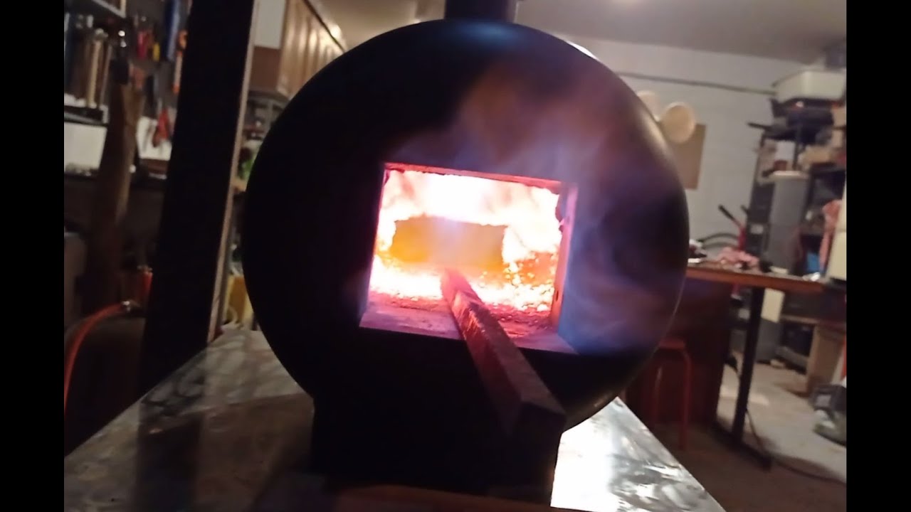 Forge a Propane réalisée avec une bouteille de gaz