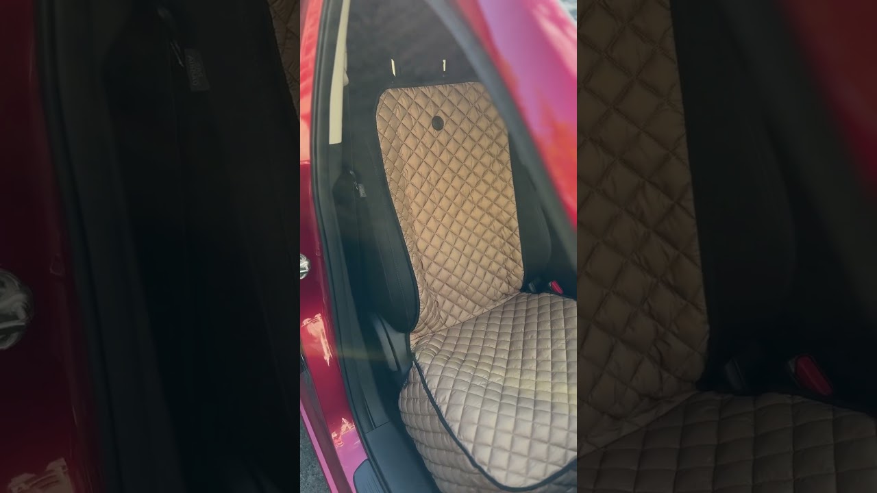 Накидка на переднее сиденье в авто для собак Beige