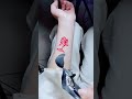 Large aesthetic temporary tattoo ✨ #tattoo #shorts