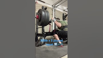 335lb x 5 paused squat ⏸️