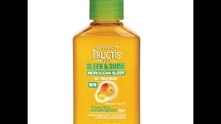 Garnier Fructis Haircare Sleek & Shine Moroccan Sleek Oil Treatment for Frizzy, Dry, Unmanageable Ha