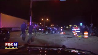 Police pursuit ends in violent crash