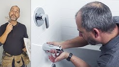 How to Install a Bathroom Finishing Trim Kit