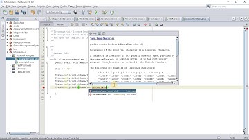 Java programming tutorial with Official Hord - Character Class (Methods on Uppercase and Lowercase)