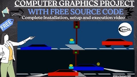 Day and Night Traffic Signal | OpenGL Project | Computer Graphics Project | With Free Source Code