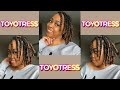 Watch me install these bob length spring twists with barrel ends beginner friendly toyotress hair