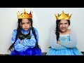 السا ضد انا ! مسابقة ملكة الجمال ! elsa vs anna ! beauty contest battle